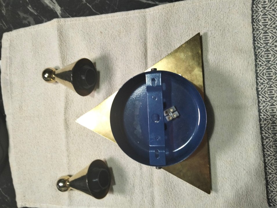 modern pirinç görünümlü bagalit avize parçaları - Görsel 3