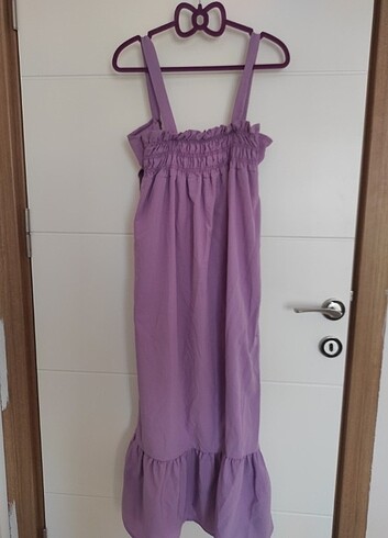 Xl beden yırtmaçlı elbise 