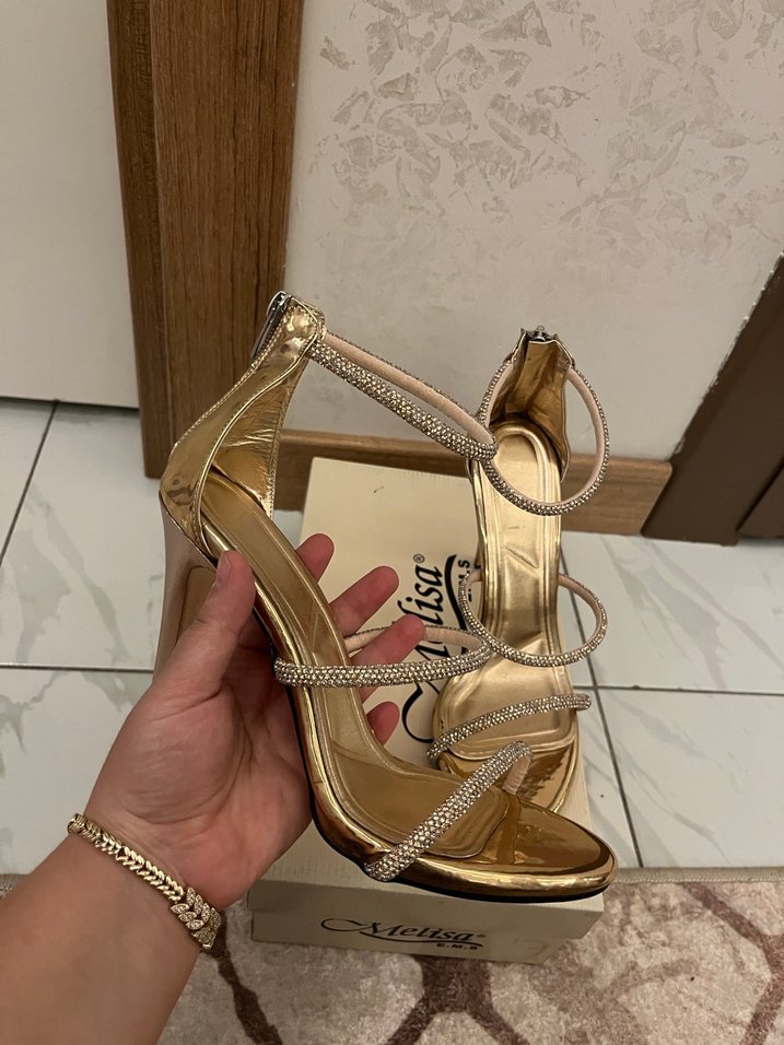 Rose  Renkli Klasik Stiletto Kadın Topuklu Ayakkabı - Görsel 3