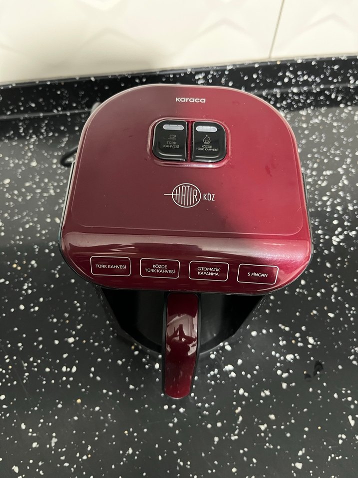 KARACA Bordo Renkli Modern Kahve Makinesi - Görsel 5