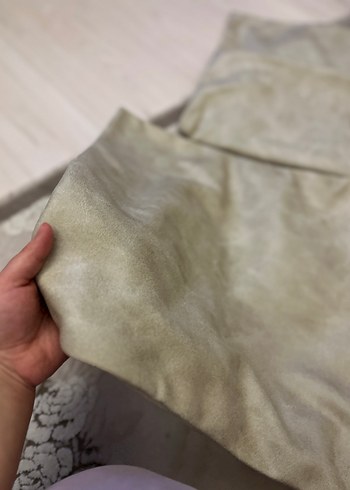 4 adet Bej Düz  renk kırlent klıfı - Görsel 5