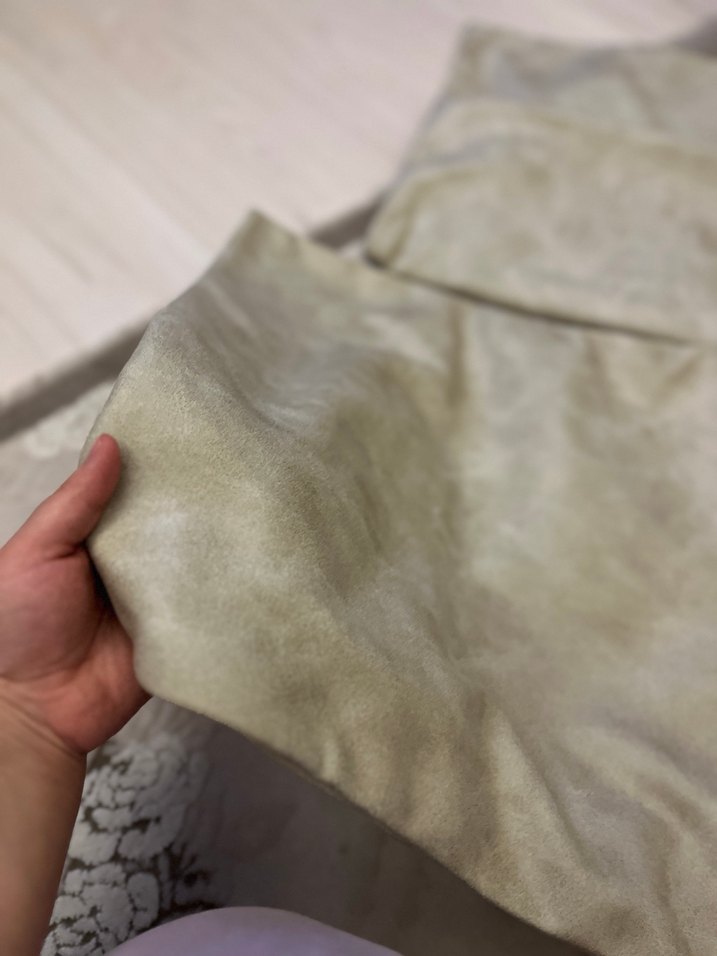 4 adet Bej Düz  renk kırlent klıfı - Görsel 5