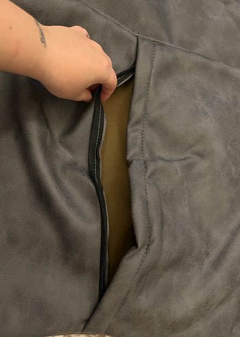 Siyah füme 4 adet kırlent kılıfı - Görsel 3