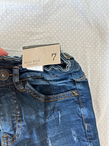7 Yaş Beden Zara erkek çocuk kot pantolon