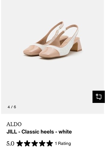 ALDO JILL Beyaz Klasik Topuklu Kadın Ayakkabı - Görsel 4