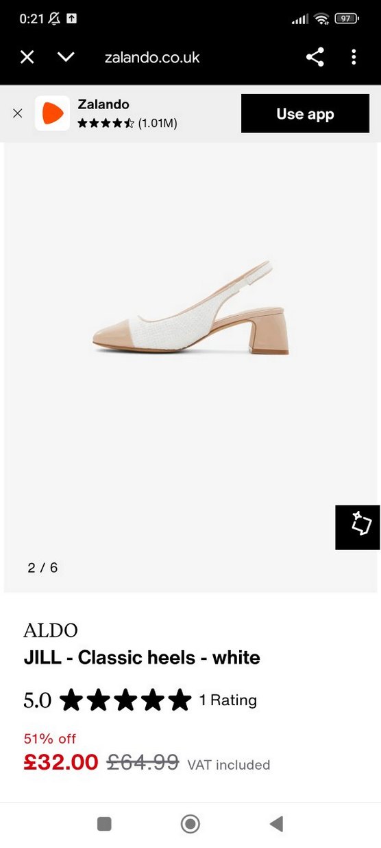 ALDO JILL Beyaz Klasik Topuklu Kadın Ayakkabı - Görsel 3