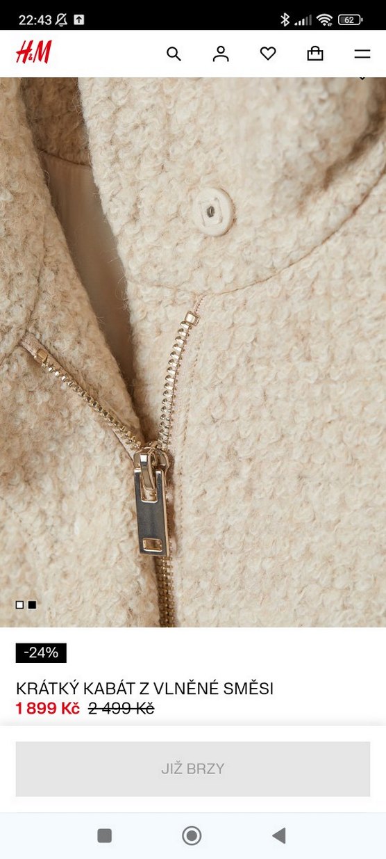 Bej Midi Yünlü Kadın Kaban - Görsel 2