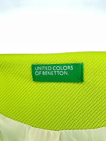 40 Beden yeşil Renk Benetton Blazer %70 İndirimli.