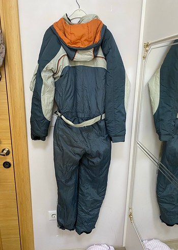 Erkek Gri Kayak Tulumu Fermuarlı - Görsel 4