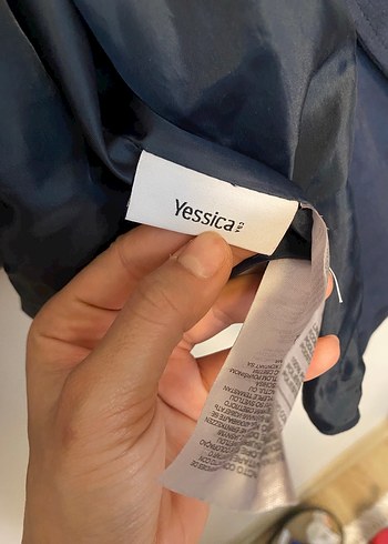 Kadın Lacivert Süet Fermuarlı Blazer Ceket - Görsel 6