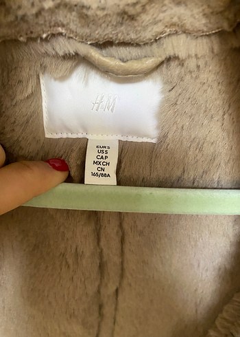 Bej Kürklü Deri Kadın Ceket - Görsel 4