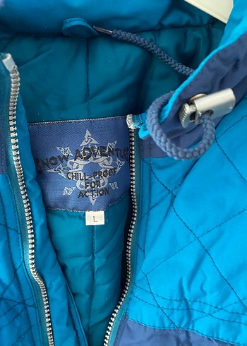 Koyu Mavi Fermuarlı Kayak Tulumu - Görsel 6