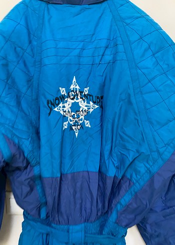 Koyu Mavi Fermuarlı Kayak Tulumu - Görsel 5