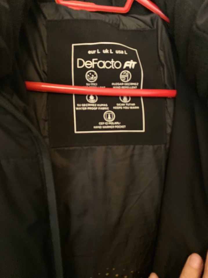 Siyah Fermuarlı Kadın Kış Montu - Görsel 2