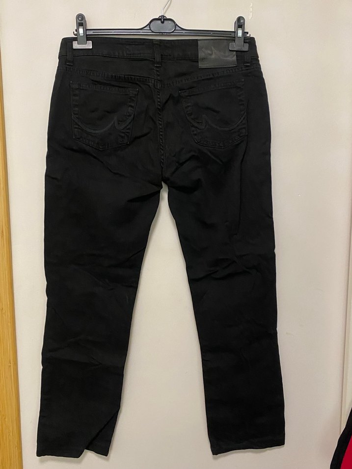 Erkek Siyah Regular Fit Kot Pantolon - Görsel 5