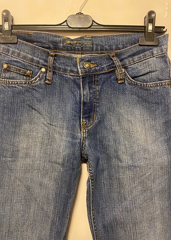 Kadın Lacivert Denim Rahat Kesim Jean - Görsel 2