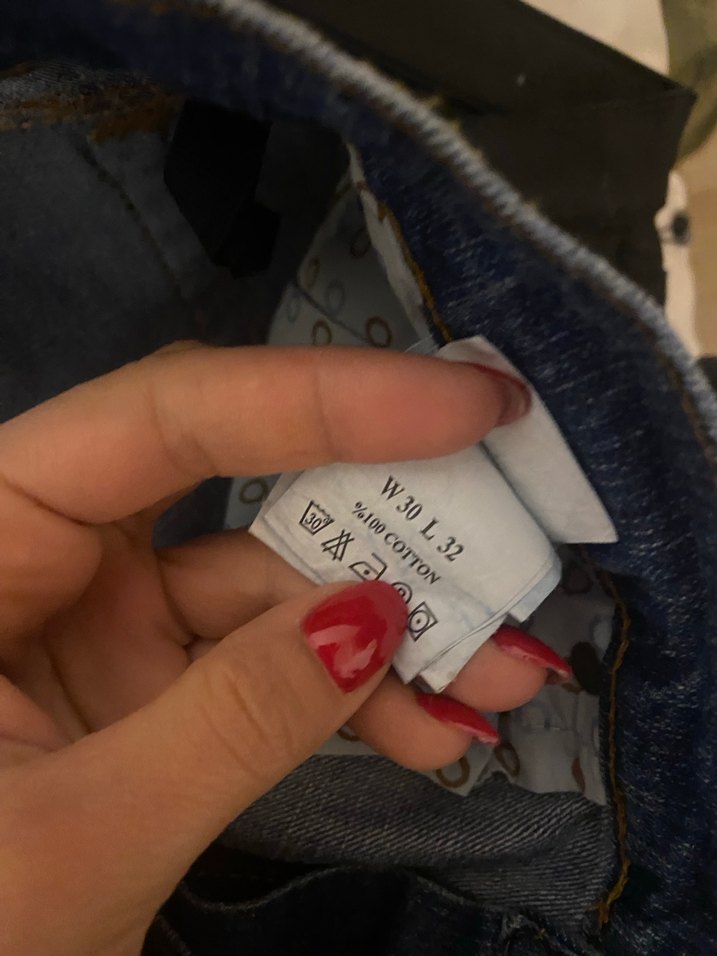 Kadın Lacivert Denim Rahat Kesim Jean - Görsel 4