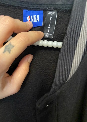 Düğmeli Siyah Kadın Oversize Ceket - Görsel 3