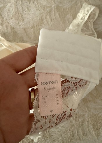 Beyaz Bohem Dantel Bralet - Görsel 4