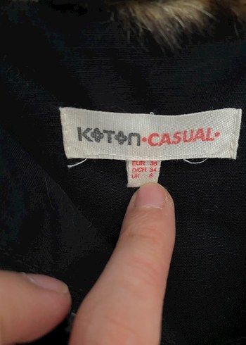 Kemerli Siyah Kadın Midi Ceket - Görsel 5