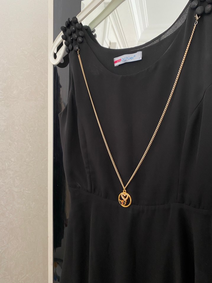 S beden siyah mini elbise - Görsel 3