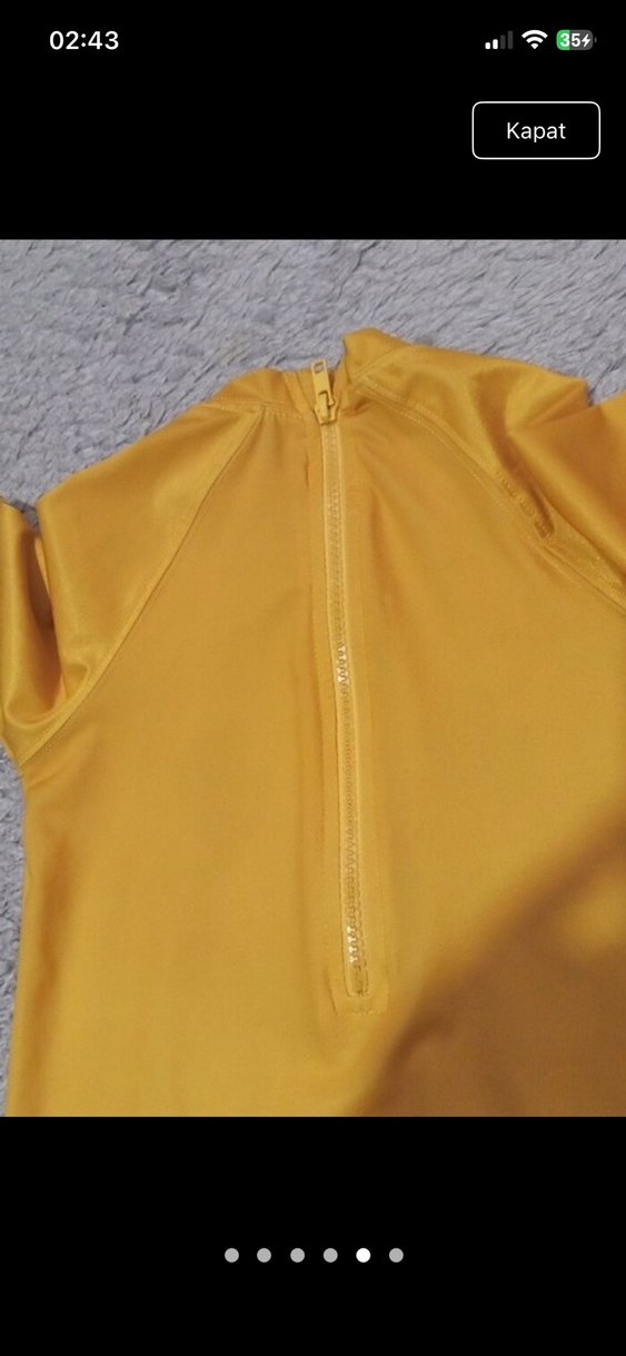 LCW Sarı Baskılı Erkek cocuk Mayo - Görsel 4