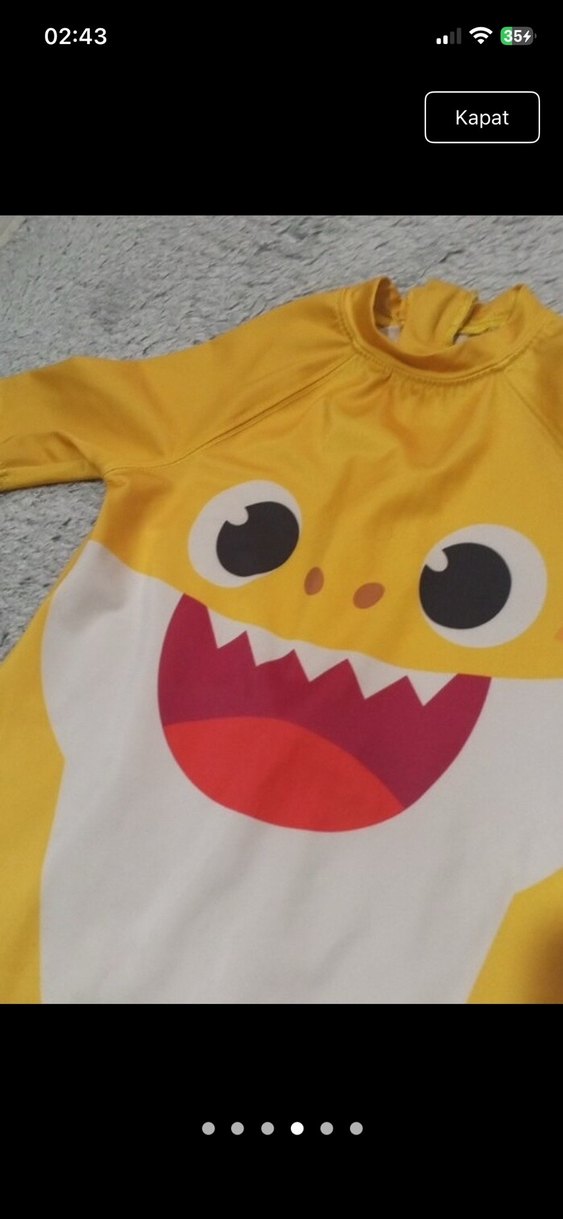 LCW Sarı Baskılı Erkek cocuk Mayo - Görsel 2