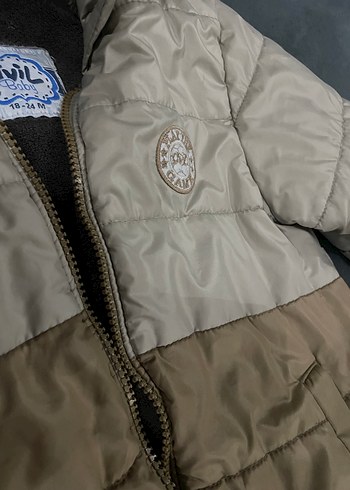 Civil Kahverengi Fermuarlı Erkek Çocuk Mont - Görsel 3