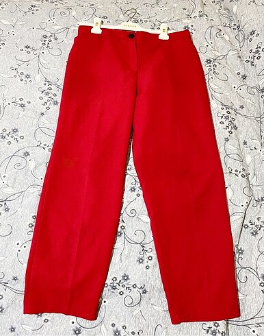Beli lastikli kumaş pantolon 2 XL beden