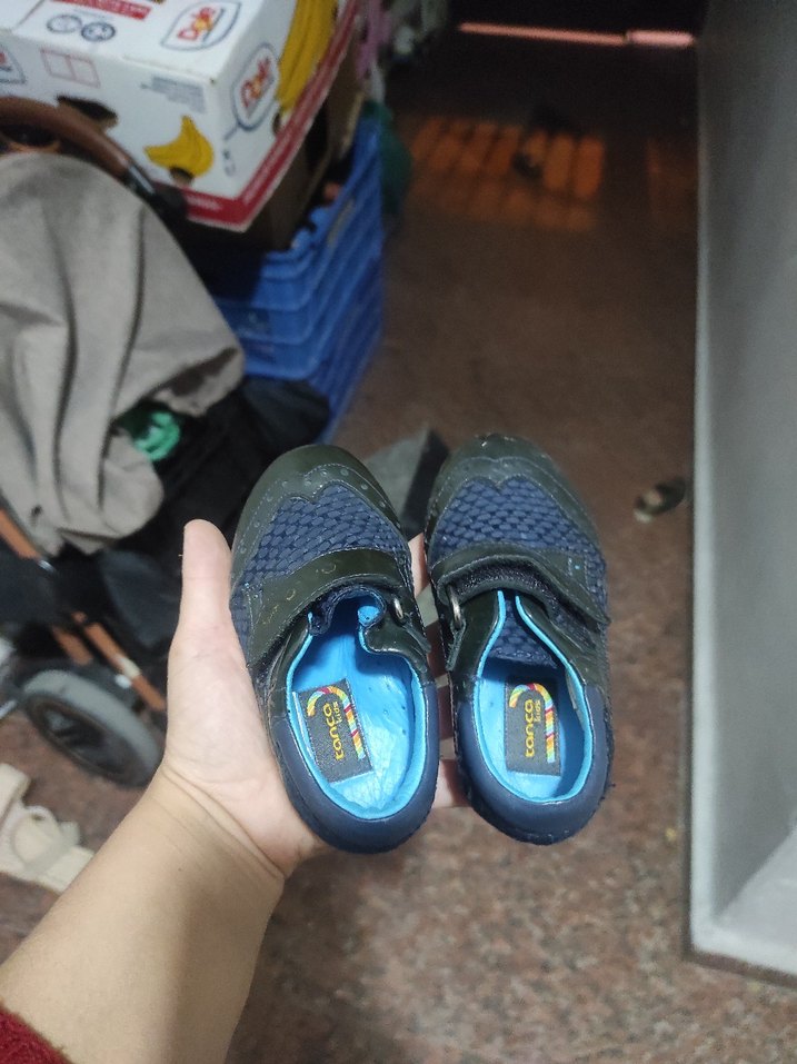 Mavi Yılan Desenli Erkek Çocuk kundura - Görsel 3