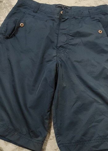 Düğmeli Erkek Midi Bermuda Şort - Görsel 2