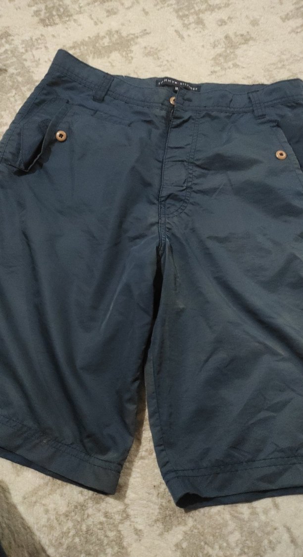 Düğmeli Erkek Midi Bermuda Şort - Görsel 2