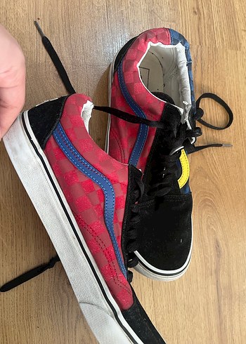 Unisex Çok Renkli Bağcıklı Spor Ayakkabı - Görsel 4