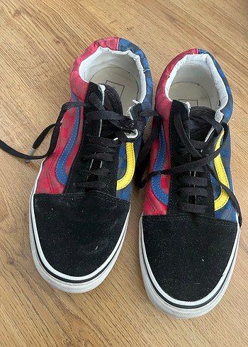 Unisex Çok Renkli Bağcıklı Spor Ayakkabı - Görsel 2