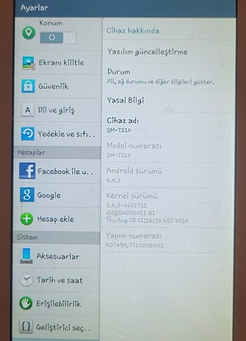 Samsung tablet