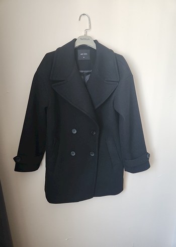 LC Waikiki LCW Vision Kruvaze Yaka Kadın Kaşe Kaban