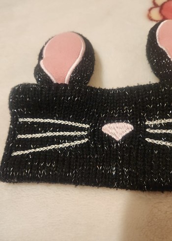 Kedi Kulaklı Siyah Saç Bandı - Görsel 2