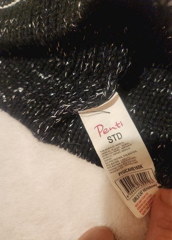 Kedi Kulaklı Siyah Saç Bandı - Görsel 4