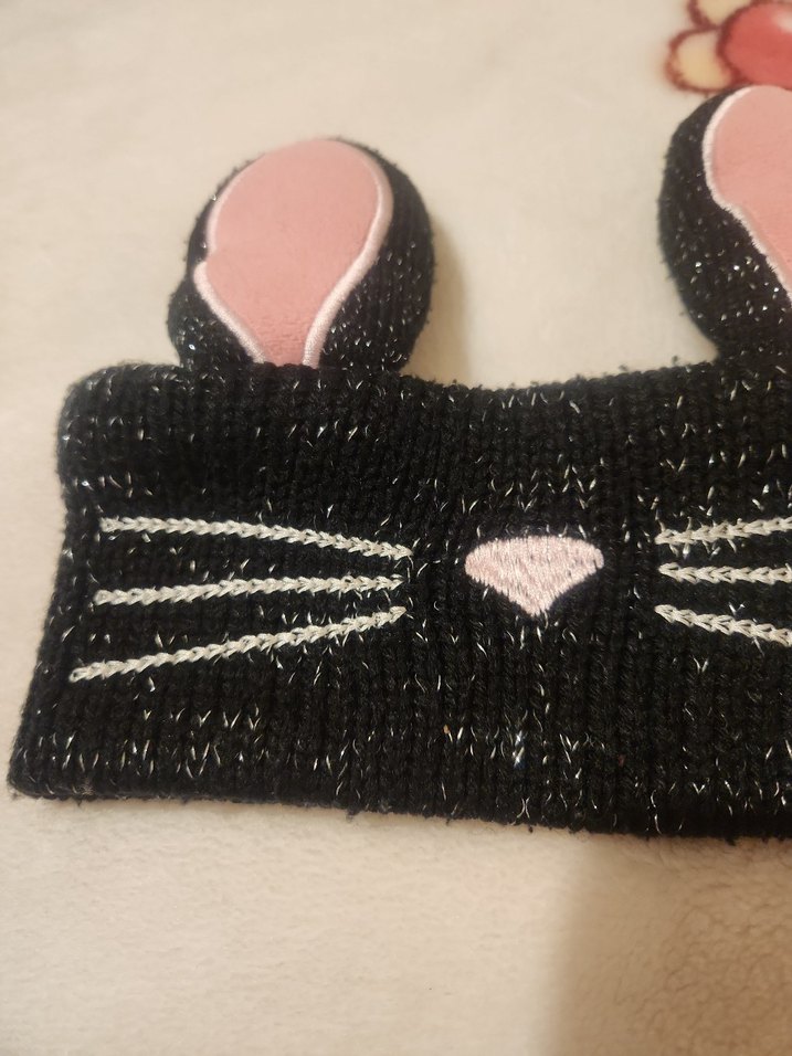 Kedi Kulaklı Siyah Saç Bandı - Görsel 2