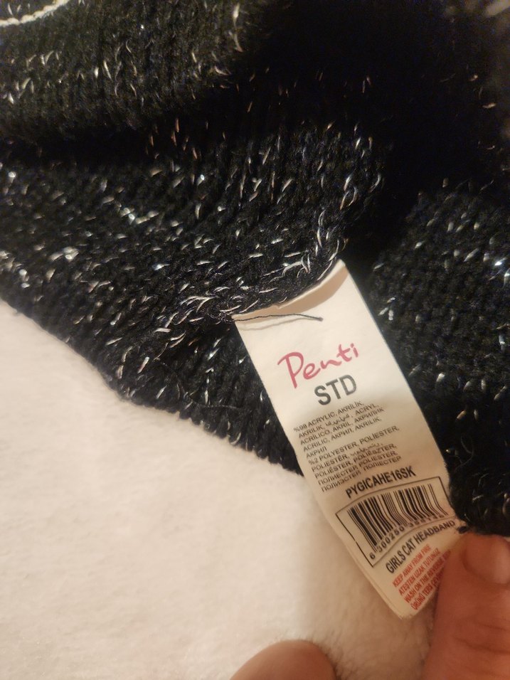 Kedi Kulaklı Siyah Saç Bandı - Görsel 4