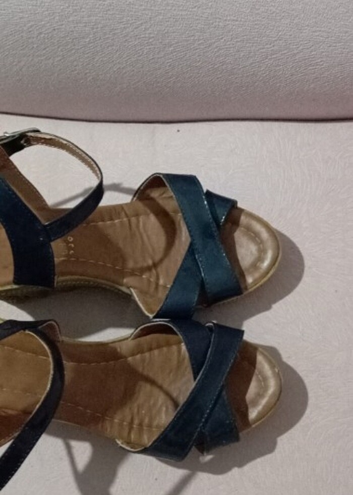 dolgu topuk ayakkabı  - Görsel 3