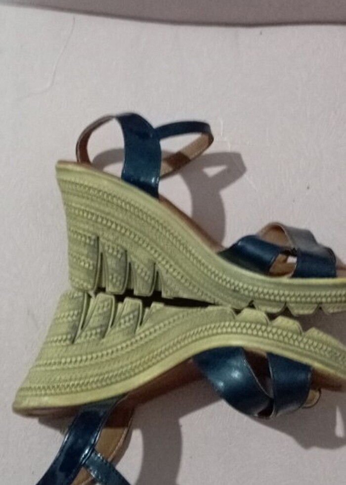 dolgu topuk ayakkabı  - Görsel 4