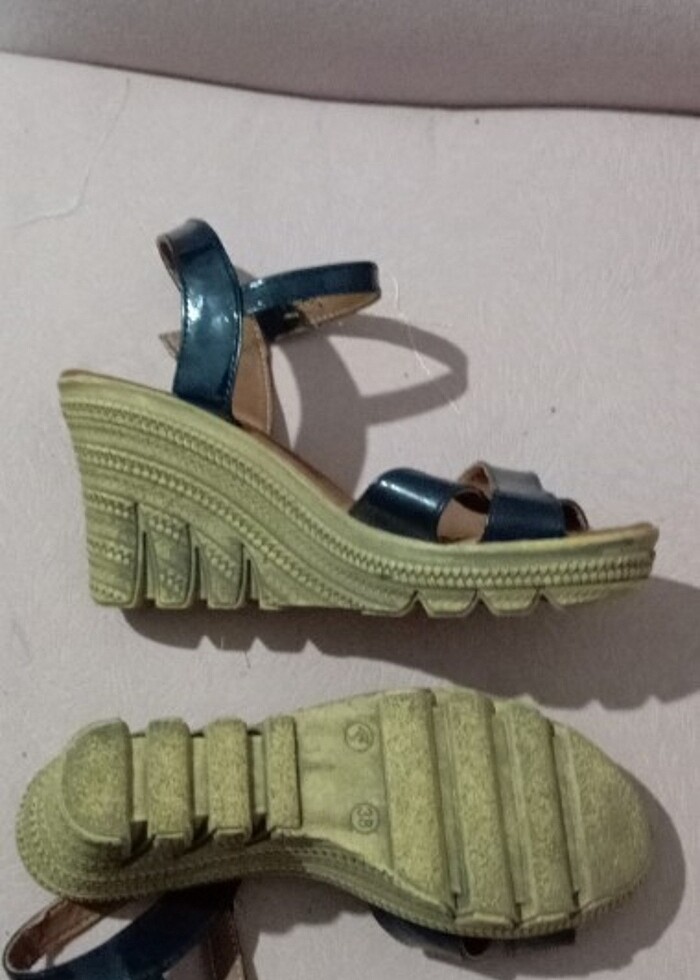 dolgu topuk ayakkabı  - Görsel 5