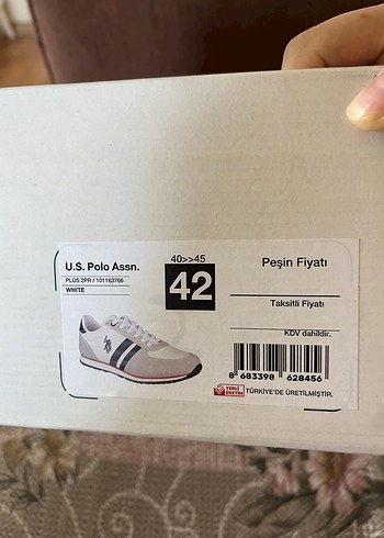 U.S Polo Assn. U.S. Polo Assn. Beyaz Erkek spor ayakkabı