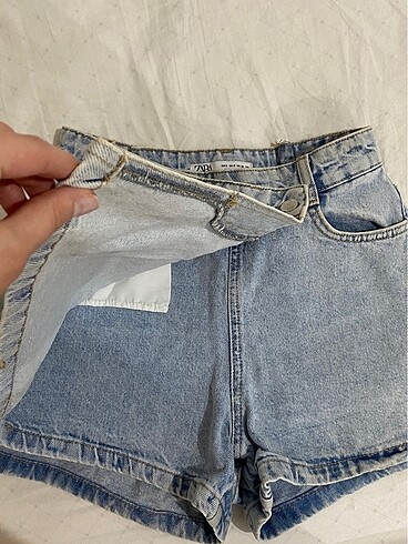 s Beden mavi Renk ZARA ŞORT ETEK