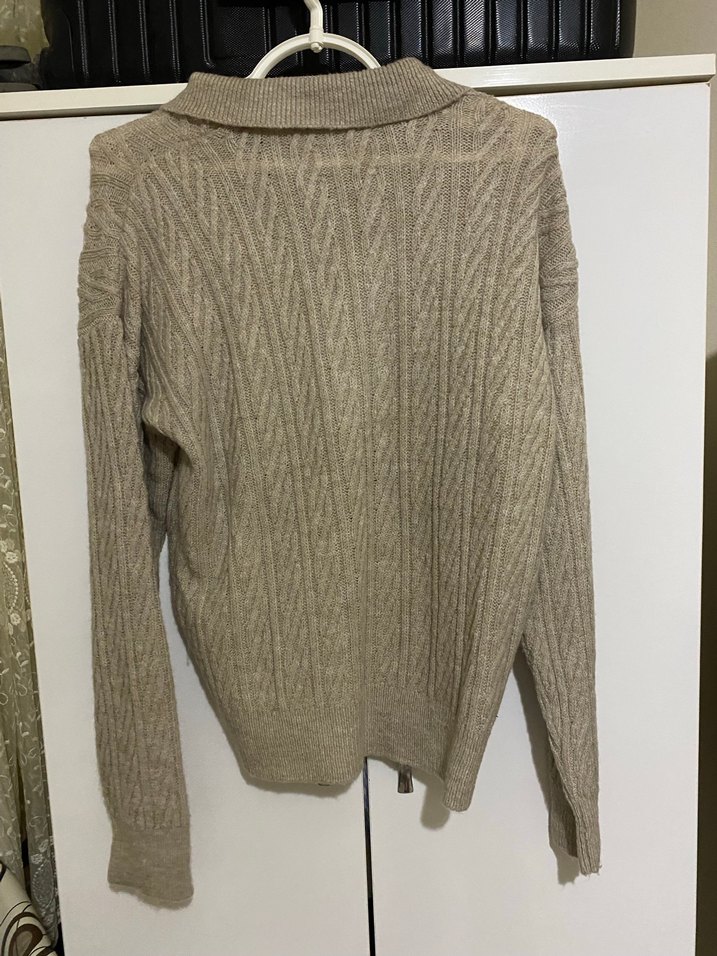 Trendyolmilla Bej Kadın Triko Kazak - Görsel 3