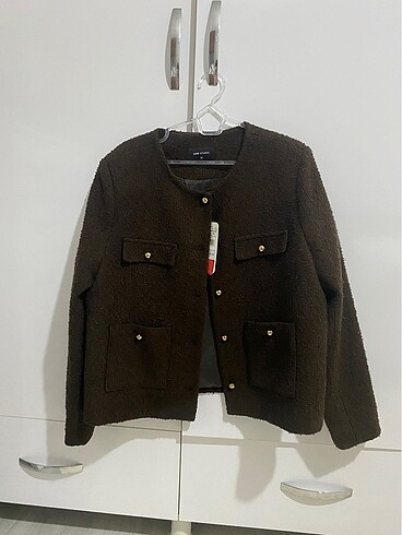 LCW tüvit ceket (şal hediyeli) - Görsel 2