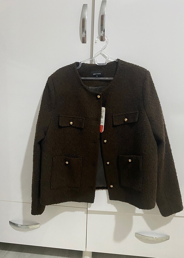 LCW tüvit ceket (şal hediyeli) - Görsel 2