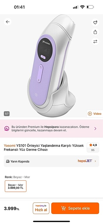 Yaşlanma karşıtı cihaz