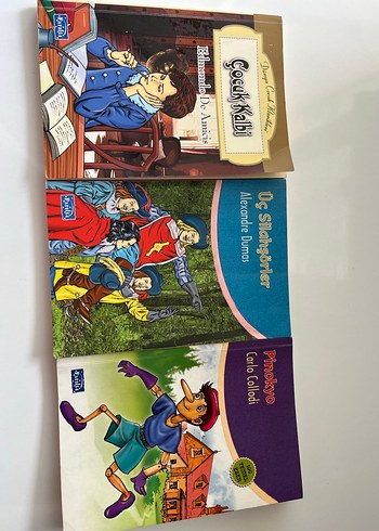 Çocuk kitapları üçlü set